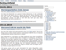 Tablet Screenshot of blog.warzone2100.de